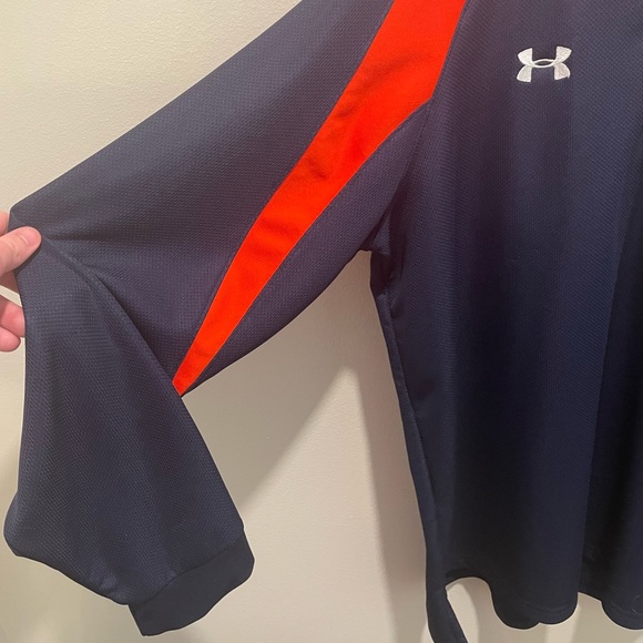Under Armour large Auburn long sleeved polo - Picture 4 of 6